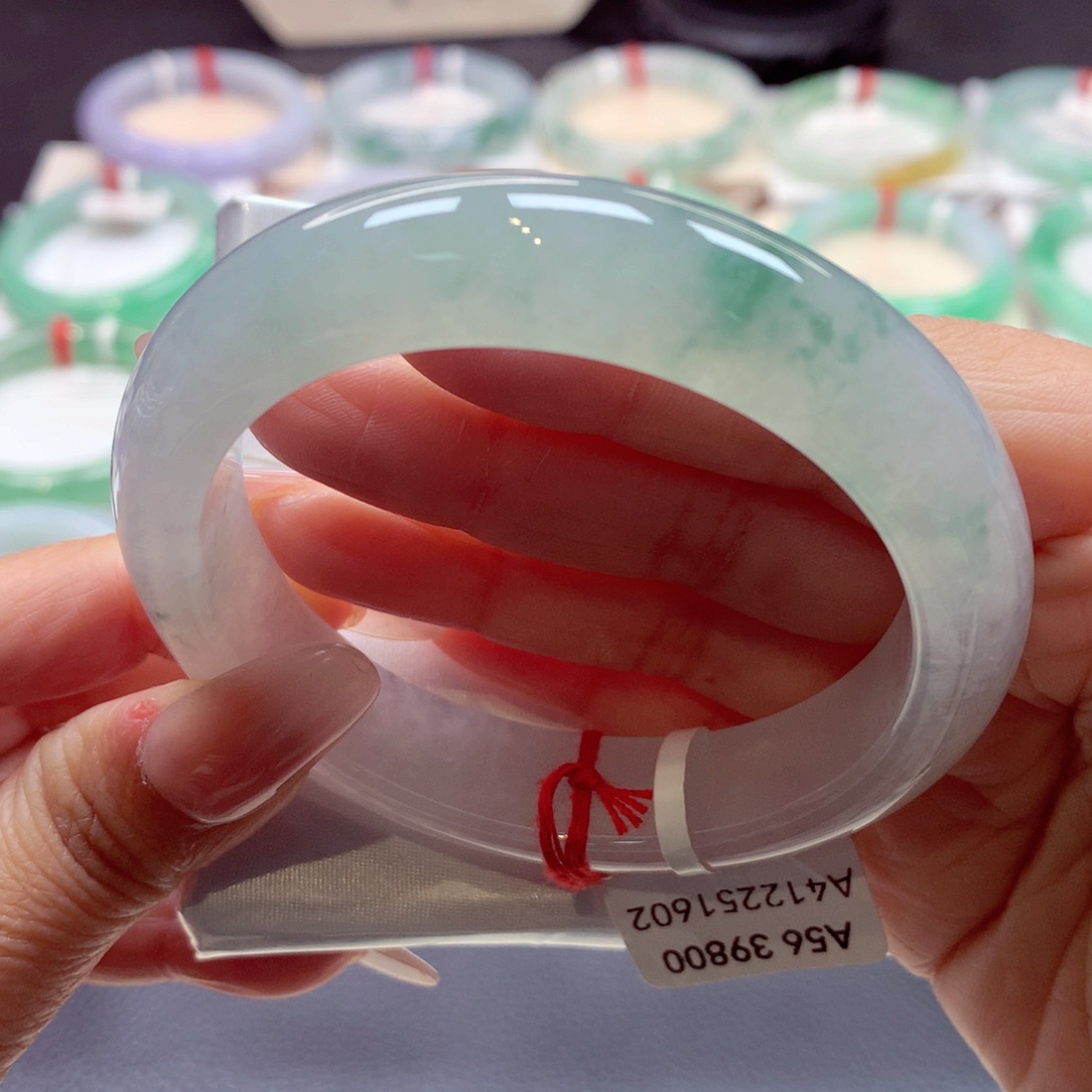 翡翠手镯未镶嵌正圈56.8（25号）89