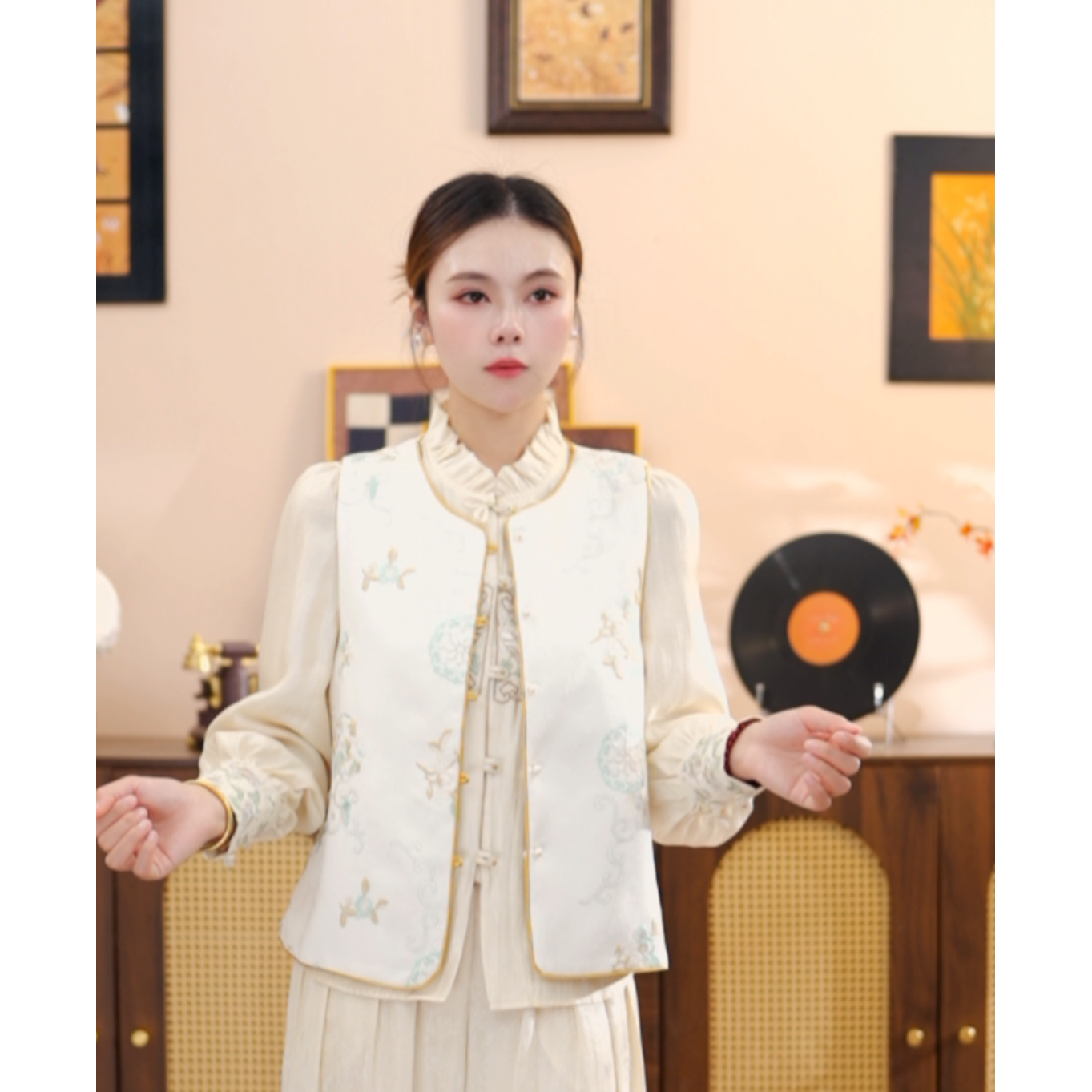 清客--新中式双面穿马甲