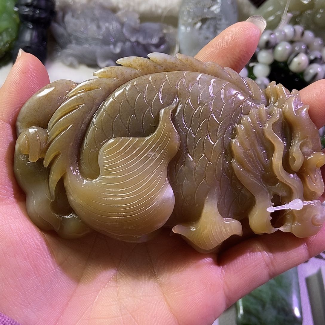 和田玉（糖玉）颈饰未镶嵌