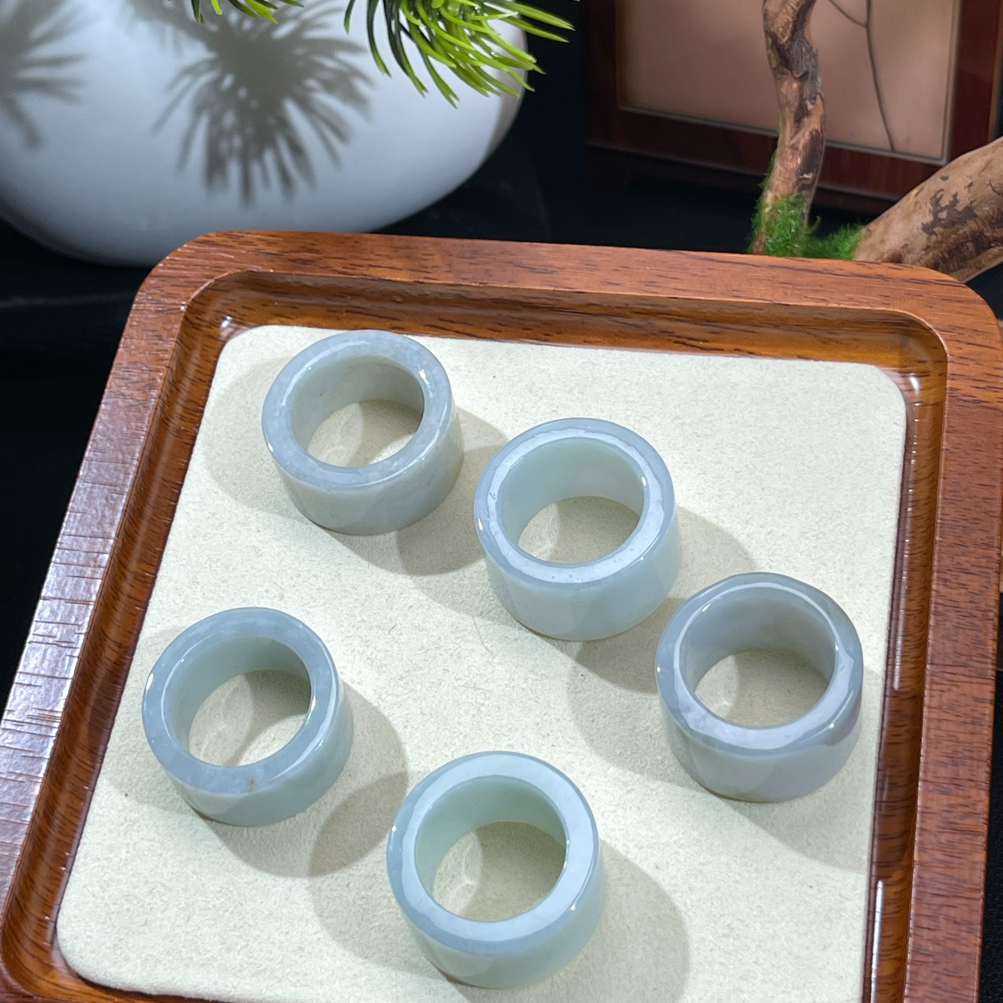 天然翡翠A货戒指男女同款扳指时尚(多样性发其一)