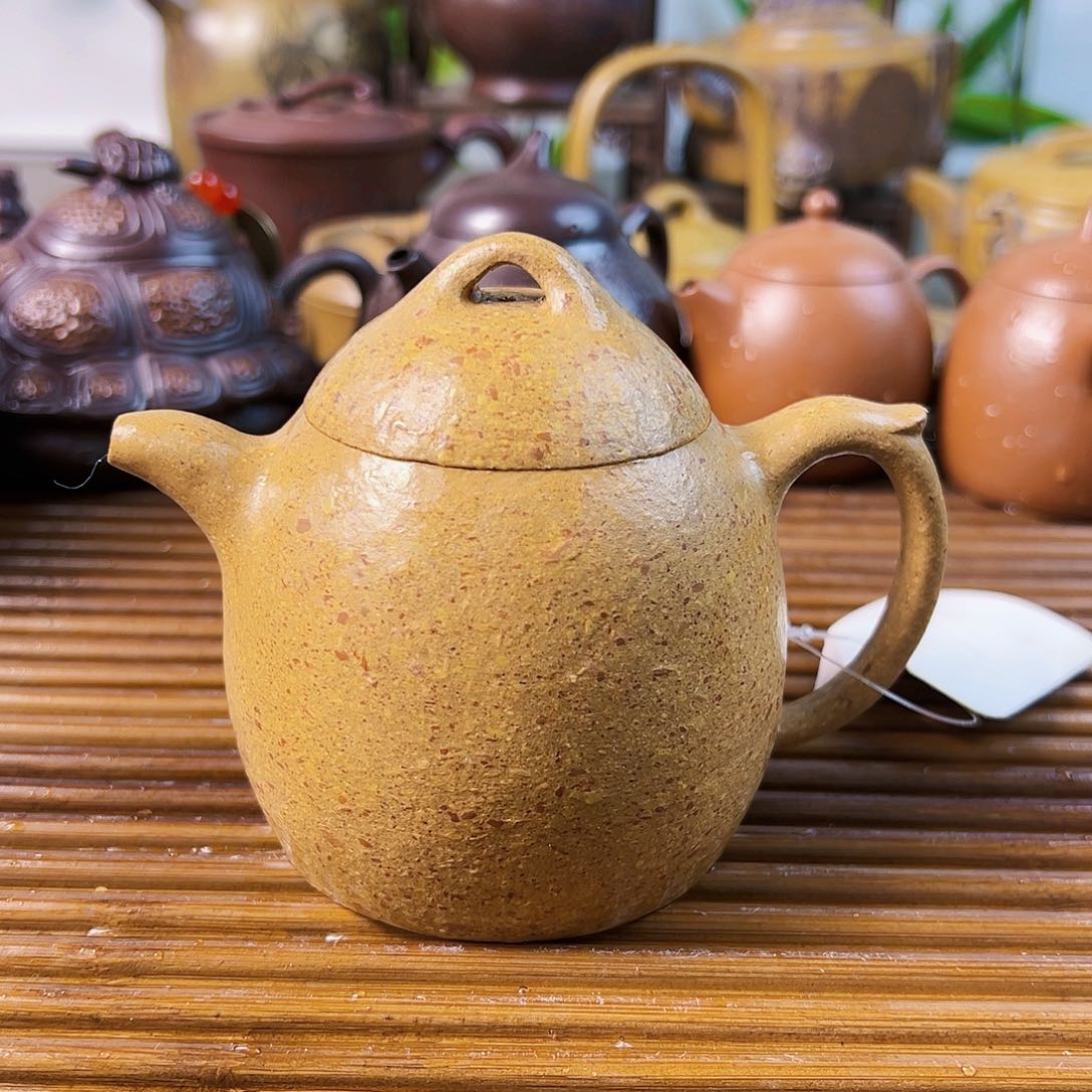 紫砂茶壶秦权降坡泥160cc