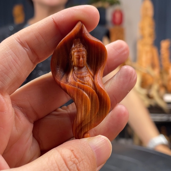 柏木（崖柏）手把件