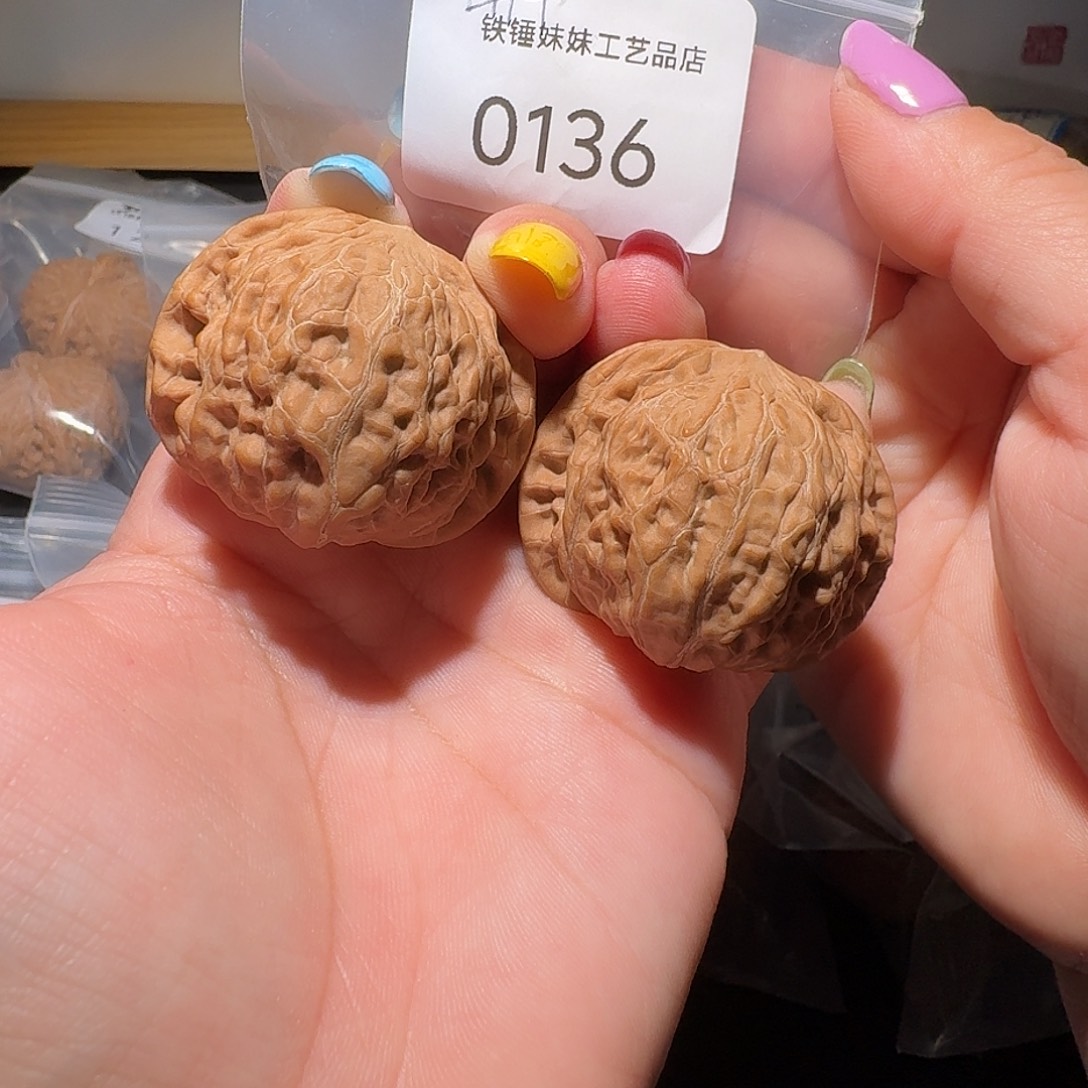 文玩核桃把件铁锤41➕