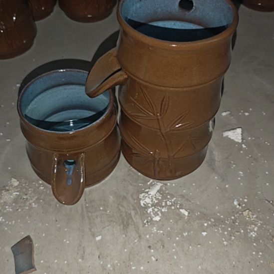 【闪购商品】复古两个瑕疵竹节流水