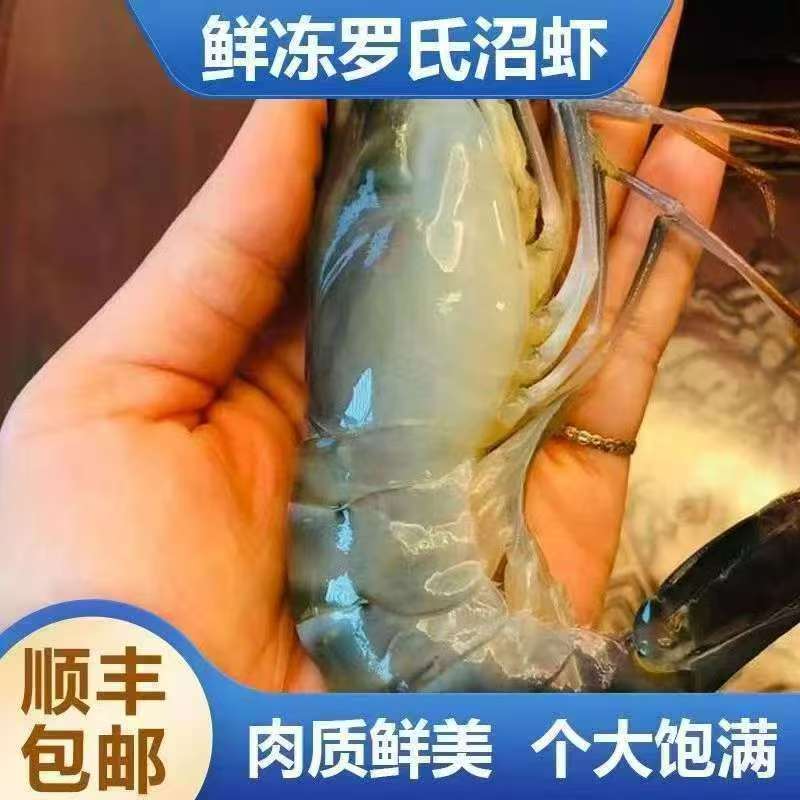 S【家庭实惠装】新鲜速冻罗氏虾4斤肉质鲜美冷链发货