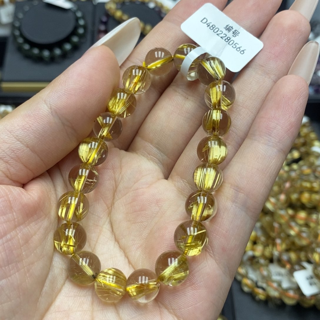 L***.发晶手串未镶嵌卓慕水晶d4802280566