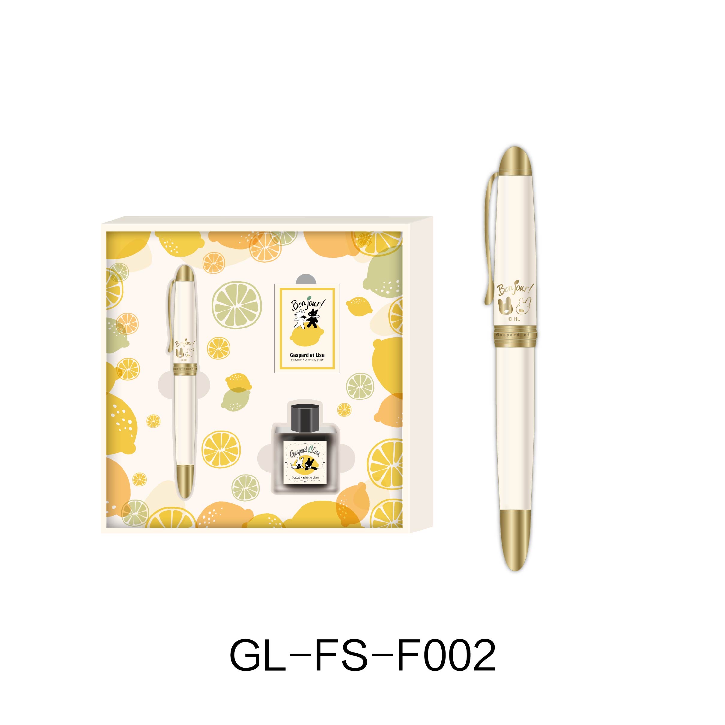 GL-FS-F002  晨光钢笔套装卡斯波和丽莎柠好萌