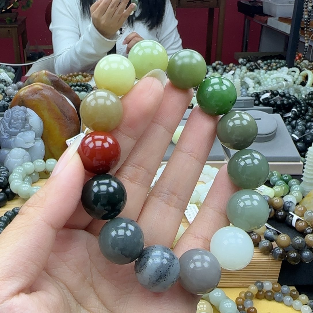 和田玉手链未镶嵌?****?