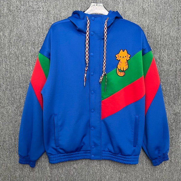 95新 GUCCI/古驰 Gucci 动物刺绣抽绳夹克外套/S码/95新/12629