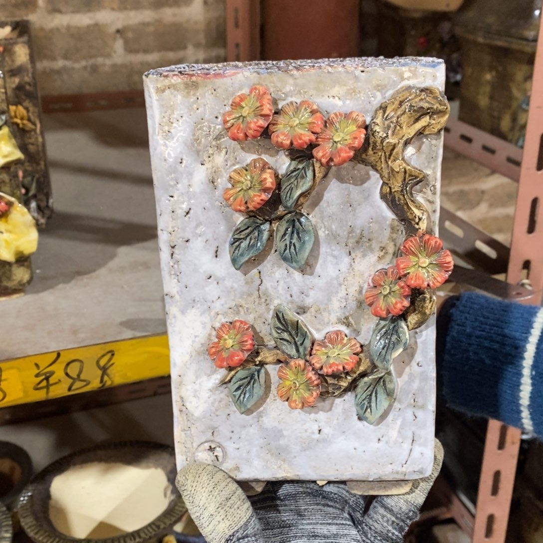 红陶青藤花器多肉花盆