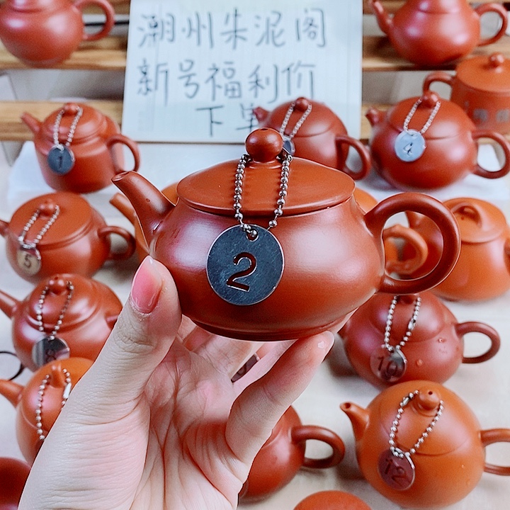 潮州朱泥壶明炉110