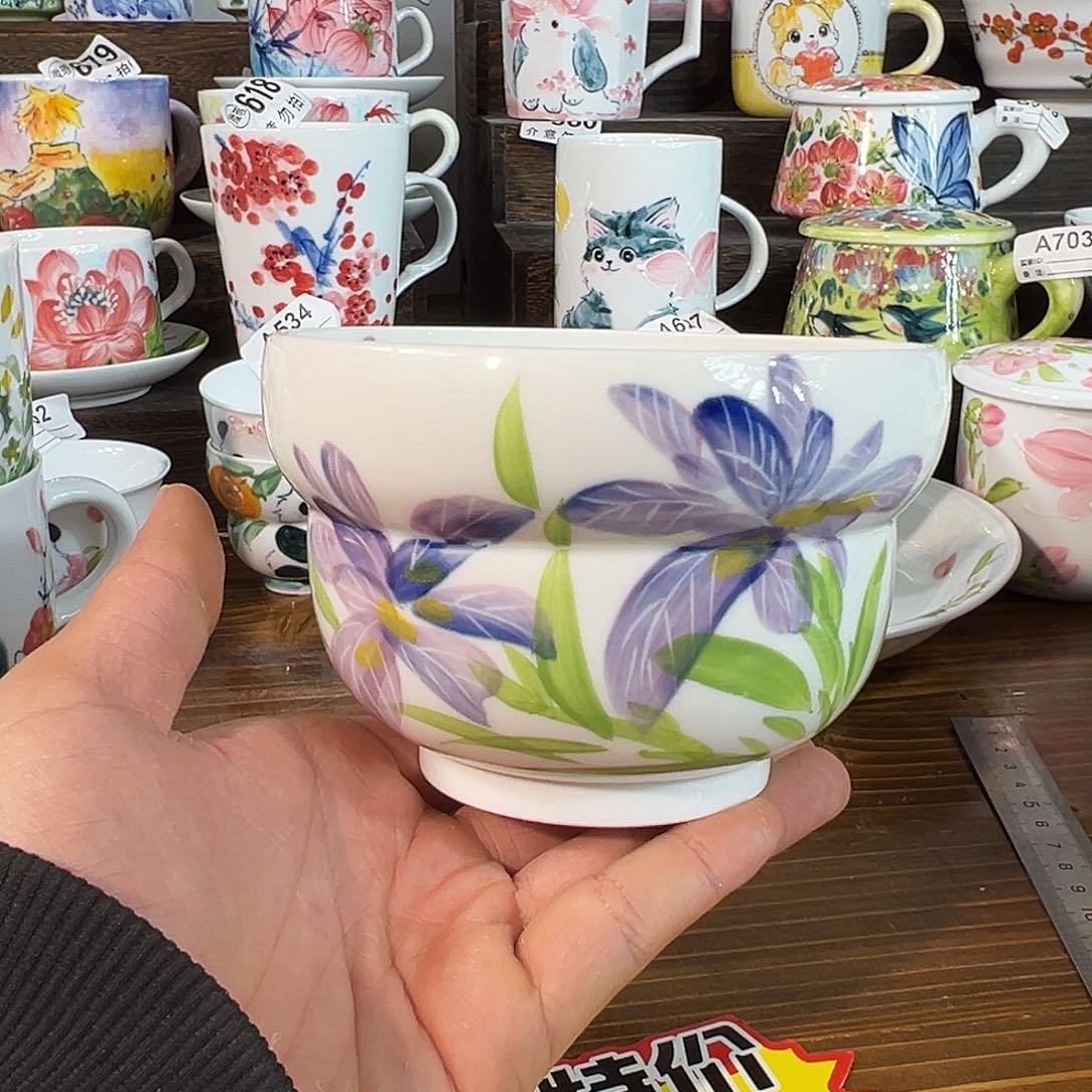 陶瓷景德镇高温釉下陶瓷5寸碗