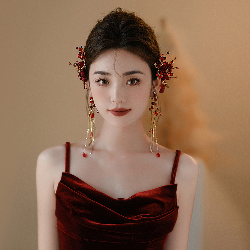 时尚芭蕾风韩式muji风初恋风欧若假日风日系新娘头饰敬酒服配饰品