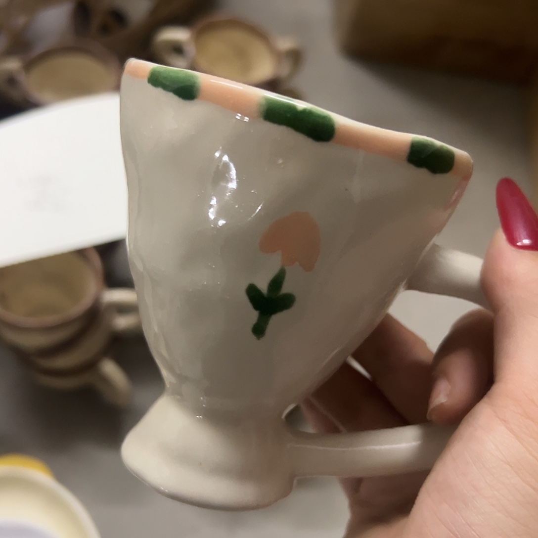 陶微瑕郁金香高脚杯一个