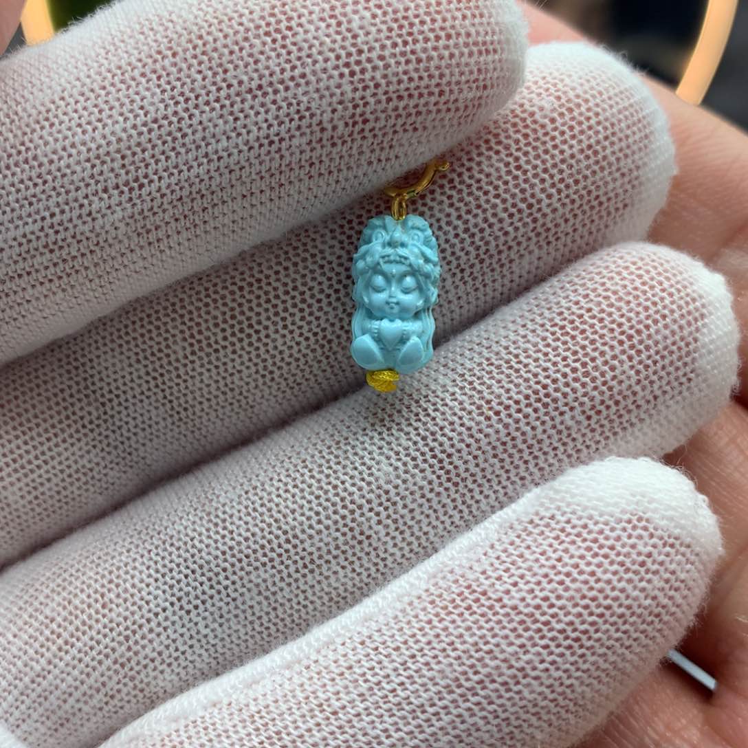 绿松石挂件未镶嵌