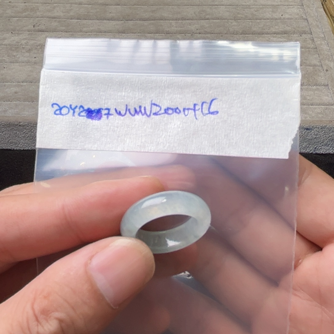 定制翡翠未镶嵌圈口16