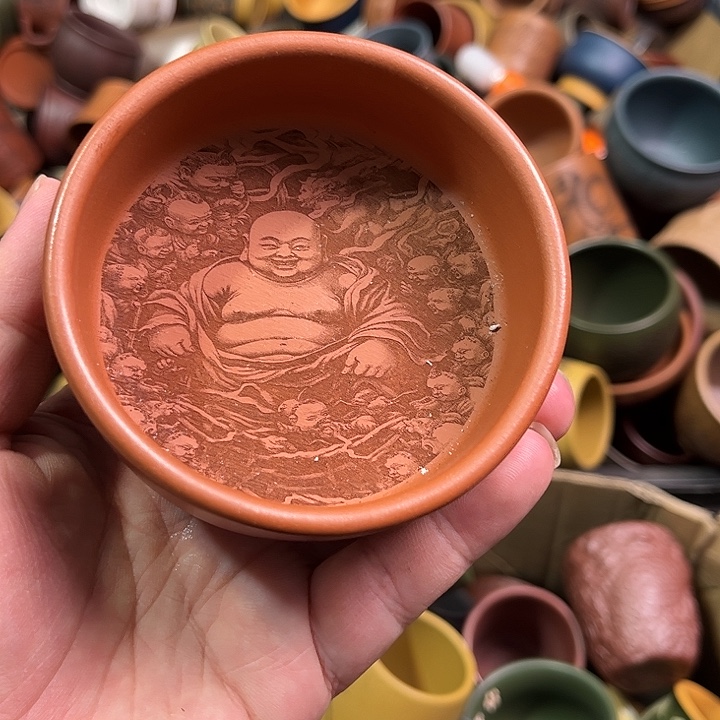 紫砂茶杯全手工紫砂主人杯