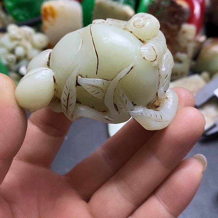 吊坠白玉菩提挂件