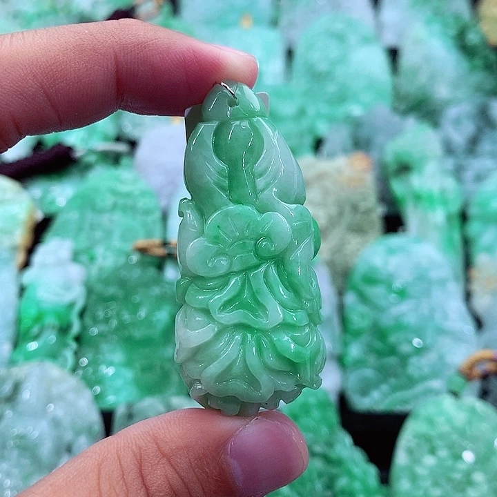 天然A货翡翠白菜