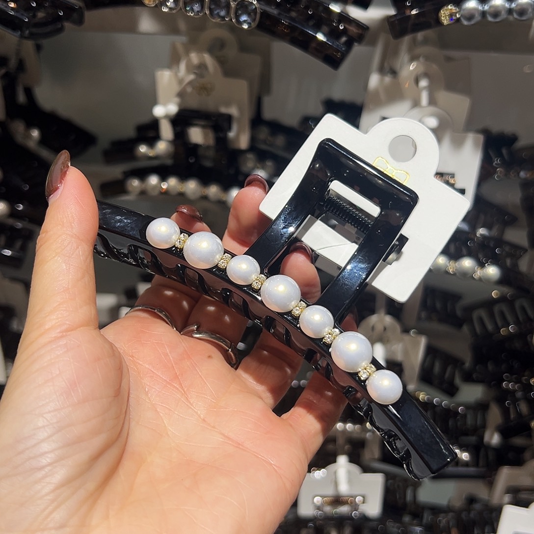 皮质非金属小珍珠抓夹