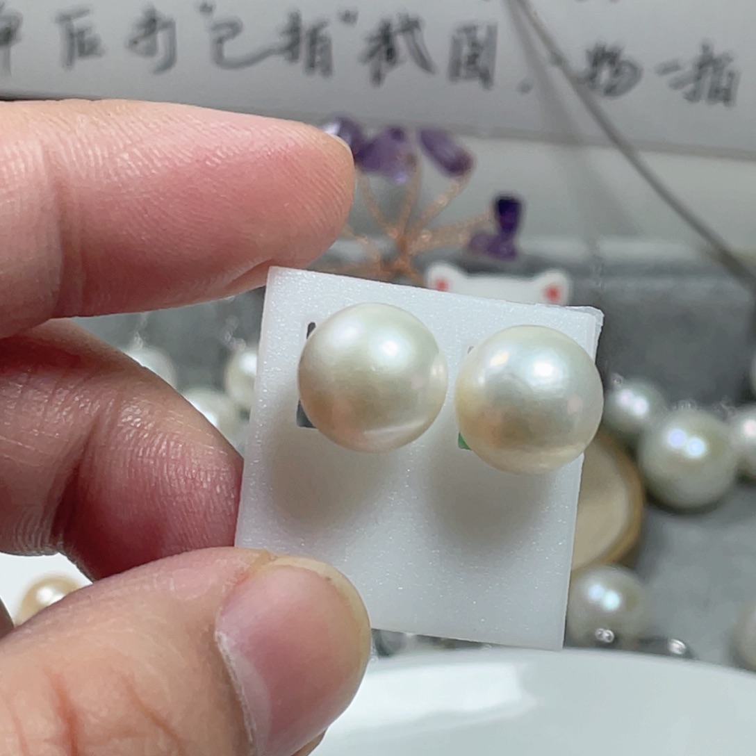 淡水珍珠颈饰14K金镶嵌