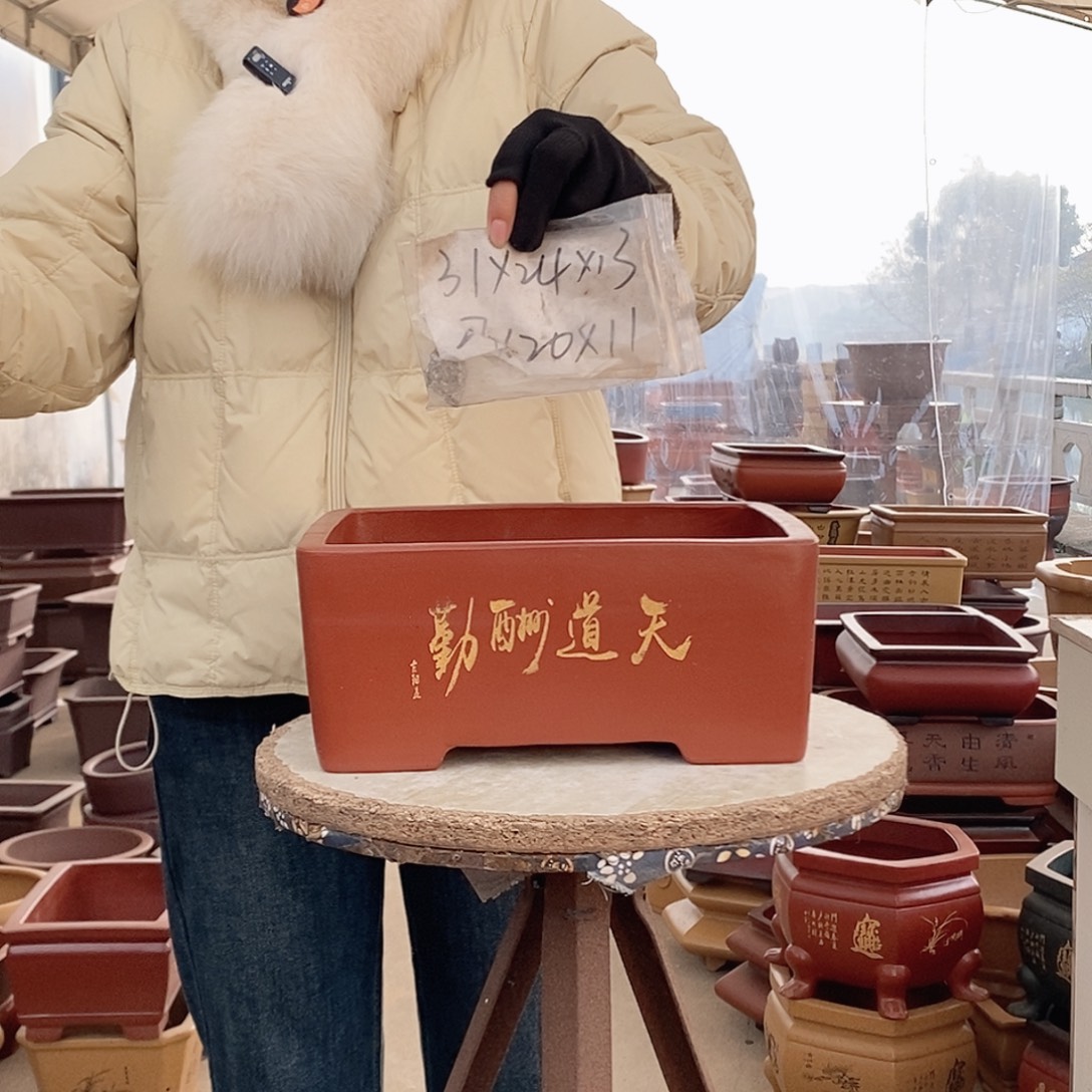 紫砂花盆紫砂花盆