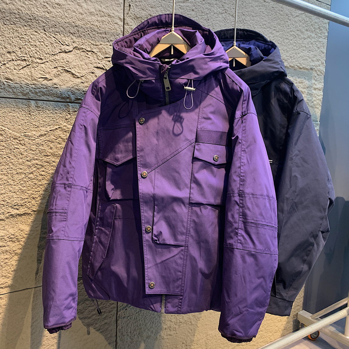 7117山系户外极寒系列帅气情侣工装羽绒服