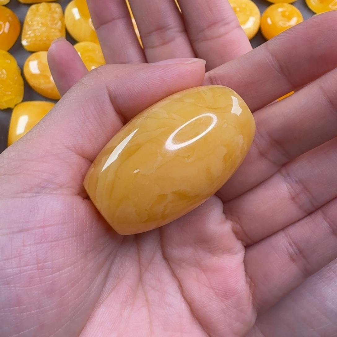 蜜蜡毛衣链未镶嵌