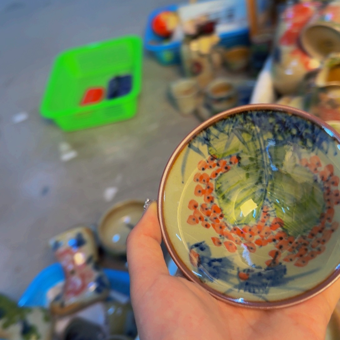 瓷片景德镇陶瓷手工手绘