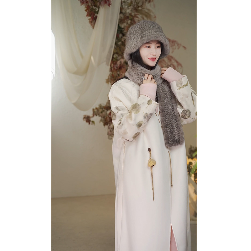 ozen【暖融融】设计师原创水貂帽子围巾