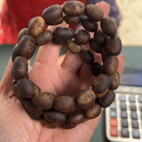 沉香手串白棋8克卡1.0多样性发1串