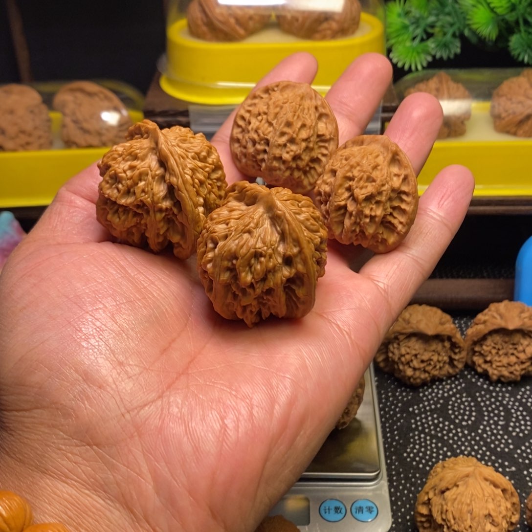 吊坠文玩核桃平顶山狮子头楼子37 42