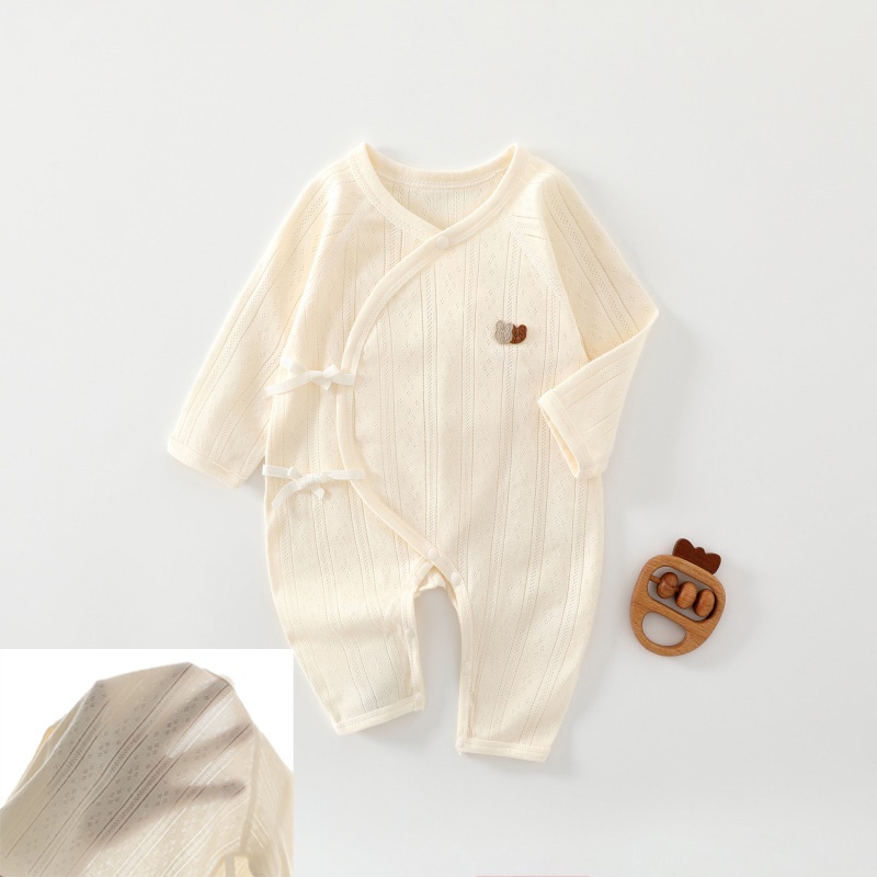 春夏纯棉新生儿衣服0-6个月婴儿连体衣套装宝宝月子服宝宝衣服A类