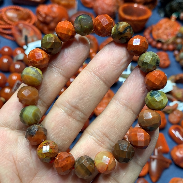 手串未镶嵌南红玛瑙10-11m m