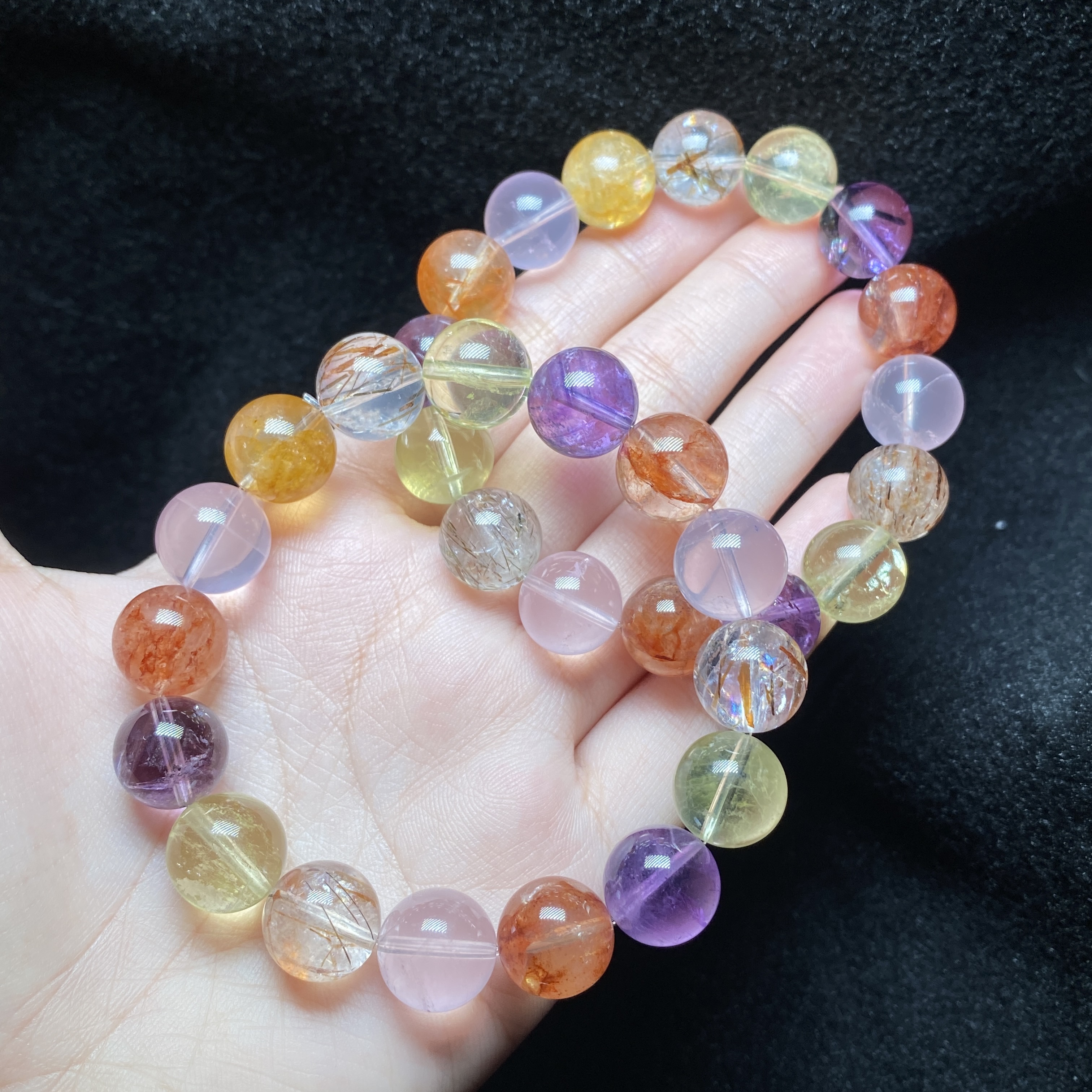 【小北好物】水晶DIY单圈手串约12mm【多样性发一件】QD02X27