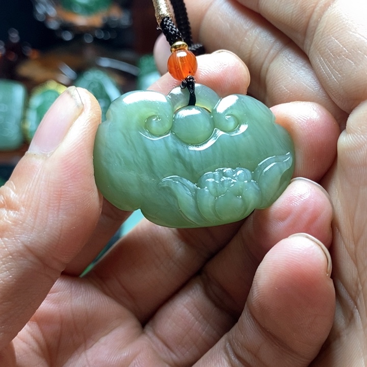 和田玉（碧玉）挂件未镶嵌