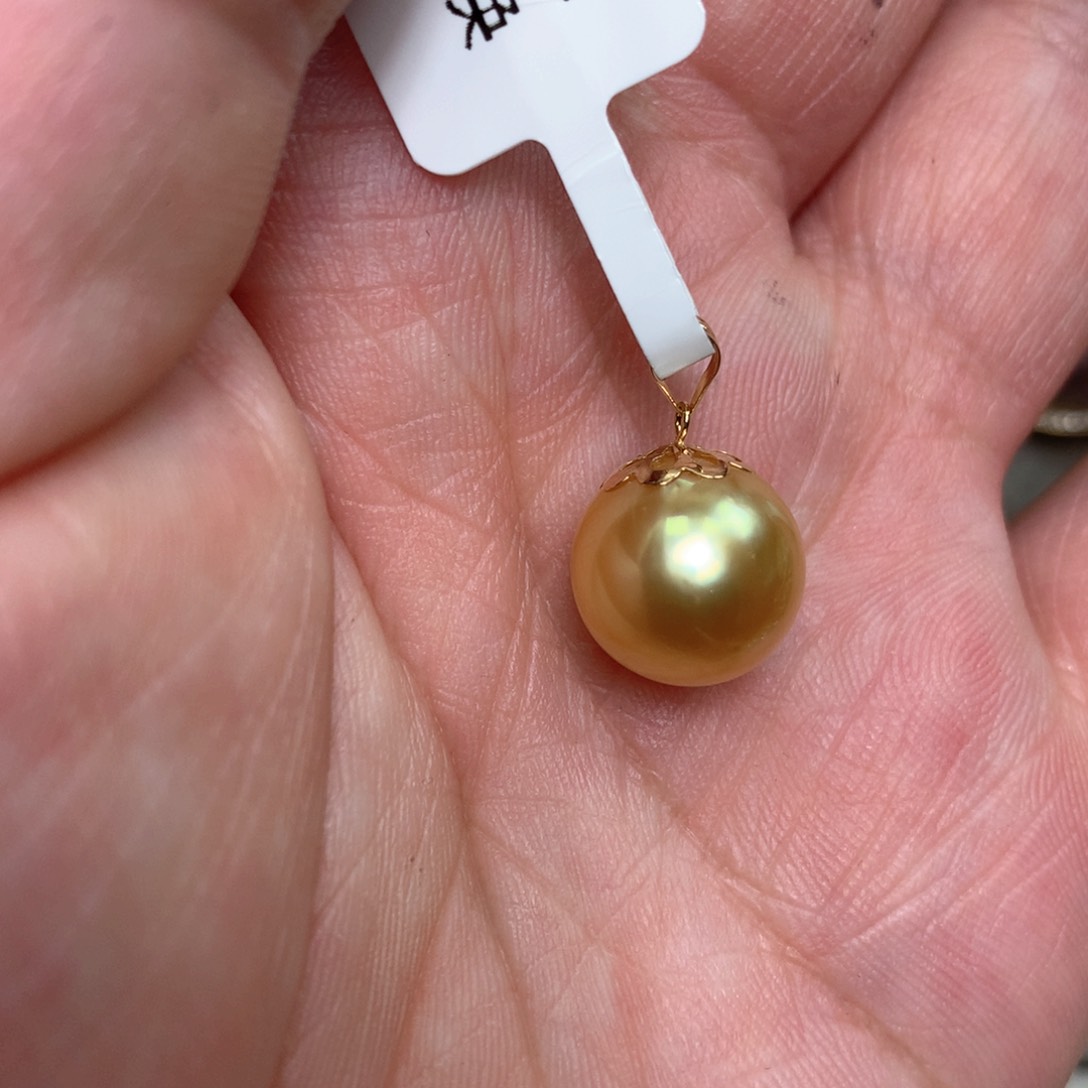 海水珍珠颈饰18K金镶嵌