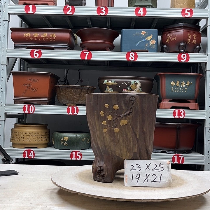 紫砂花盆紫砂花盆