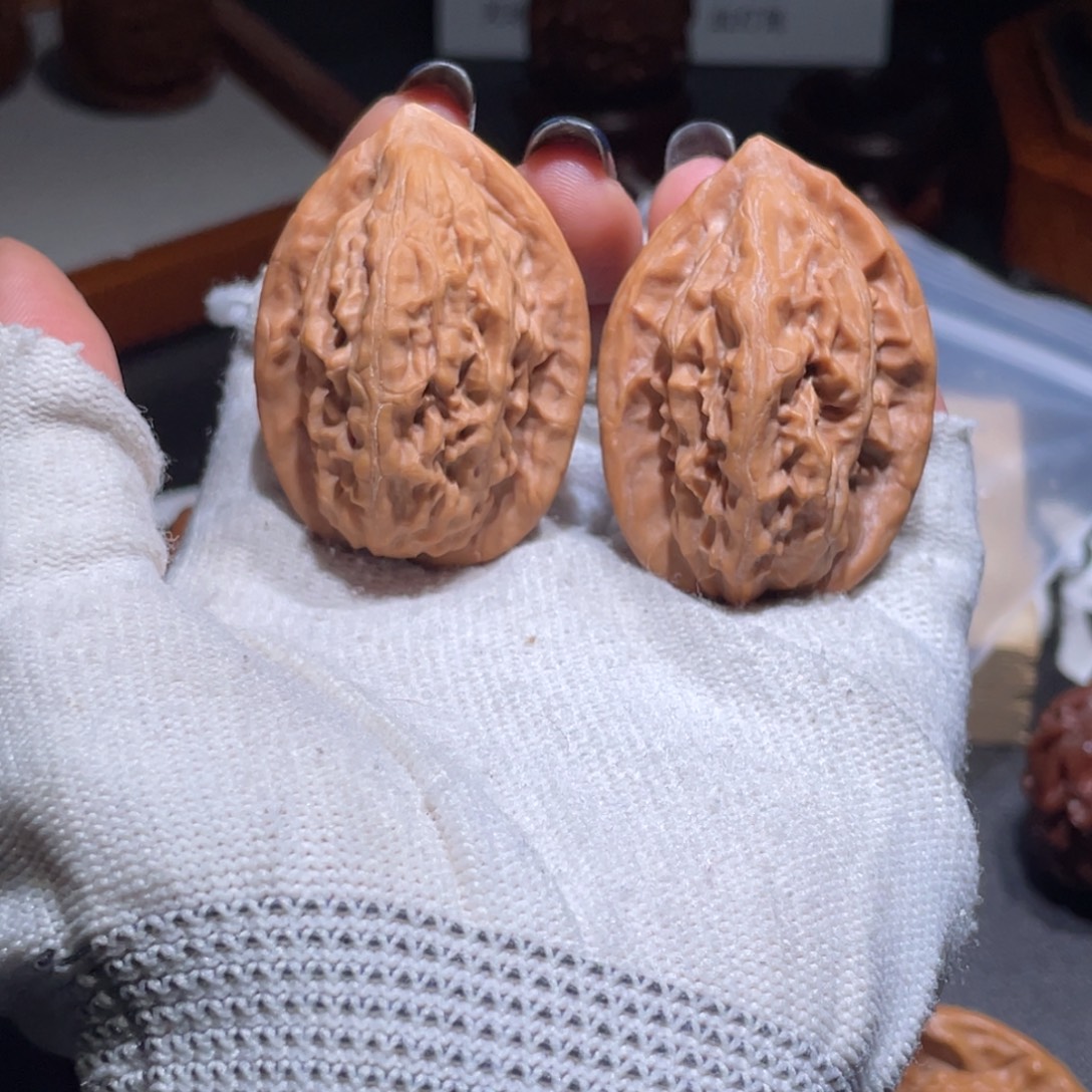 吊坠文玩核桃33.34.45大红袍1992