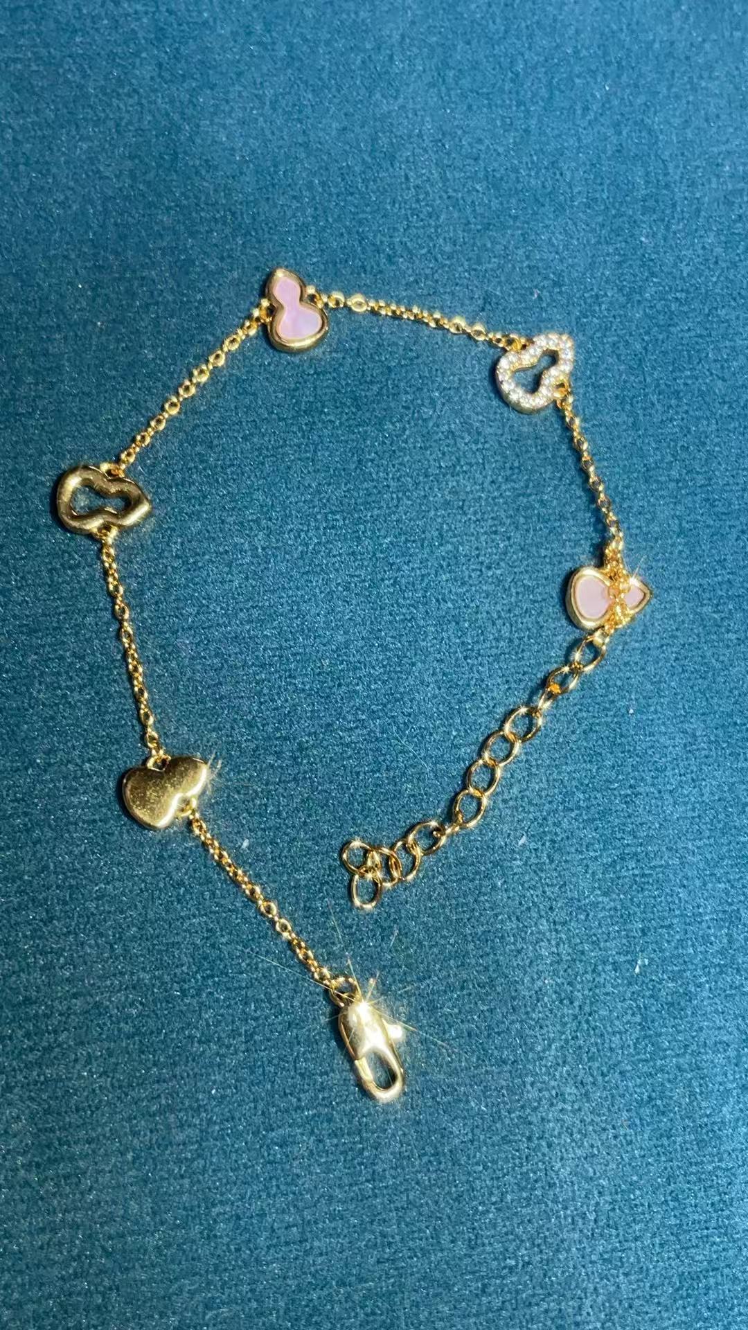 a1084黄色葫芦手链多样发