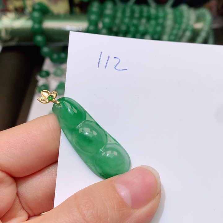 石英质玉颈饰银S925镶嵌