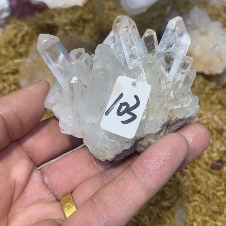 水晶水晶原石摆件未镶嵌