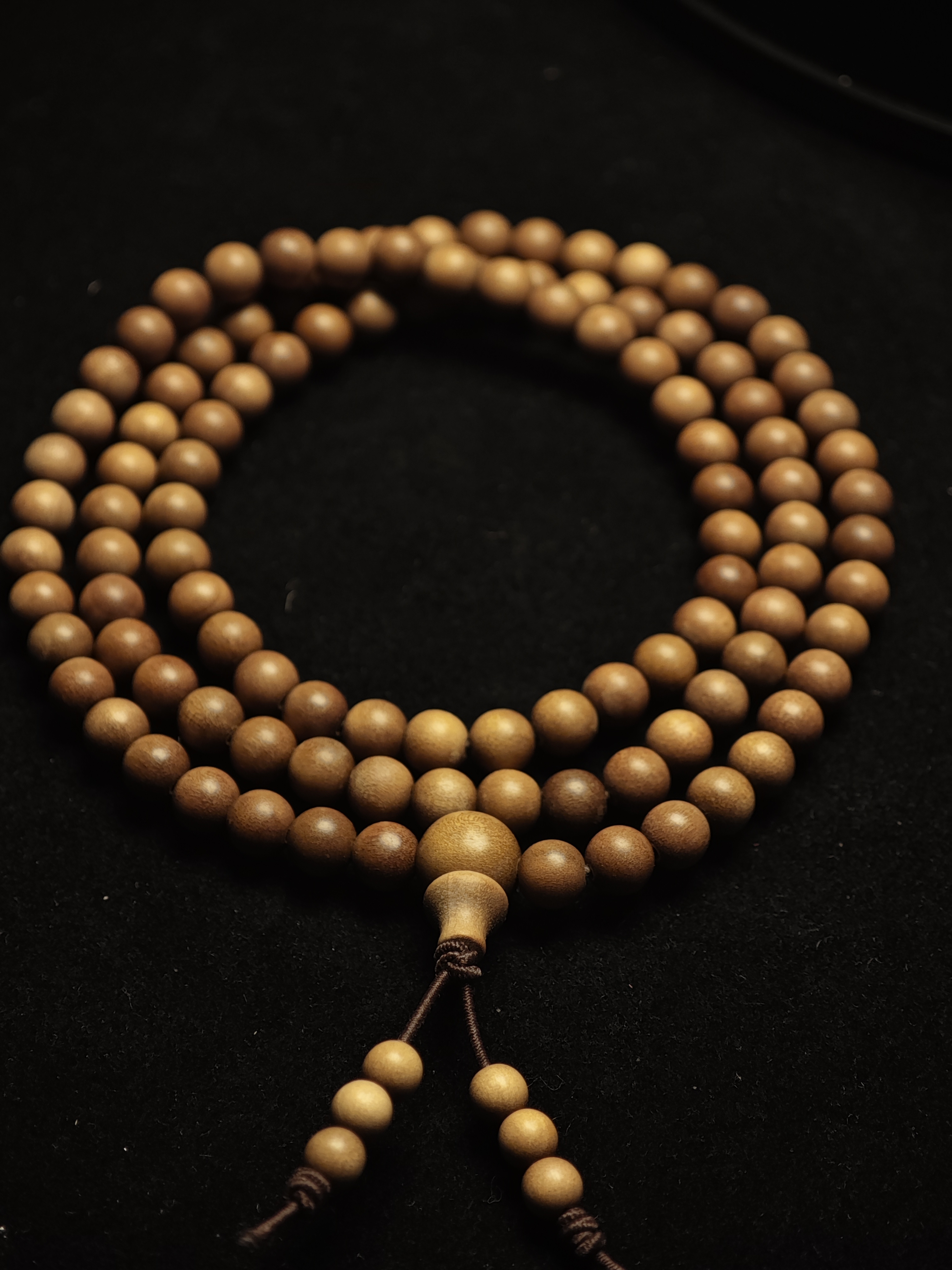 木轩至臻文玩迈索尔老山檀香0.5*108男女手串多样性发货至纯系列