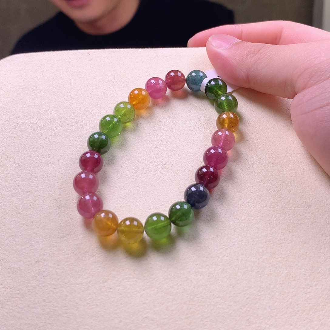 碧玺手串未镶嵌碧玺