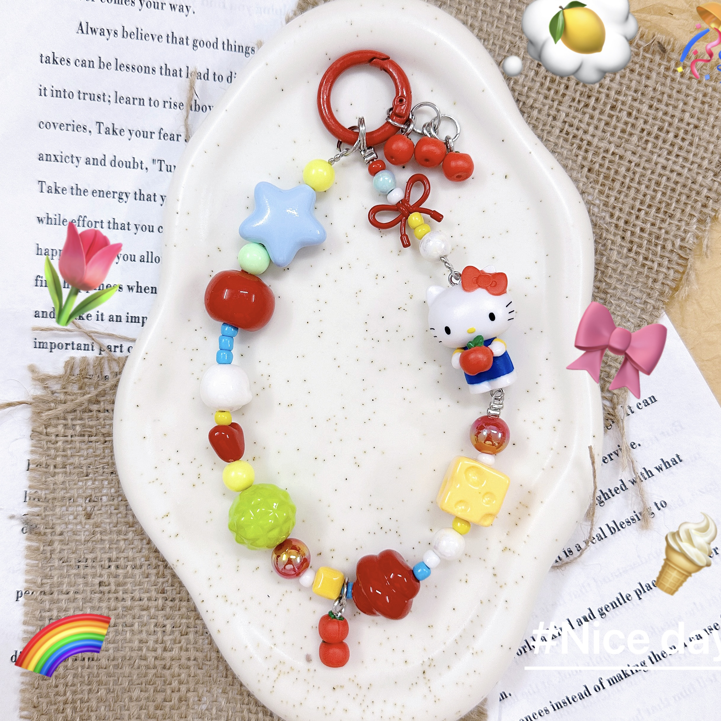 【补拍】DIY挂饰提溜珠链配饰（不含娃）