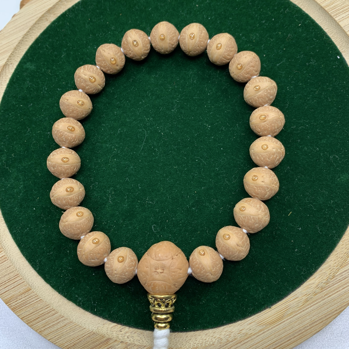 12.1-12.5mm尼泊尔凤眼菩提手串同树实心
