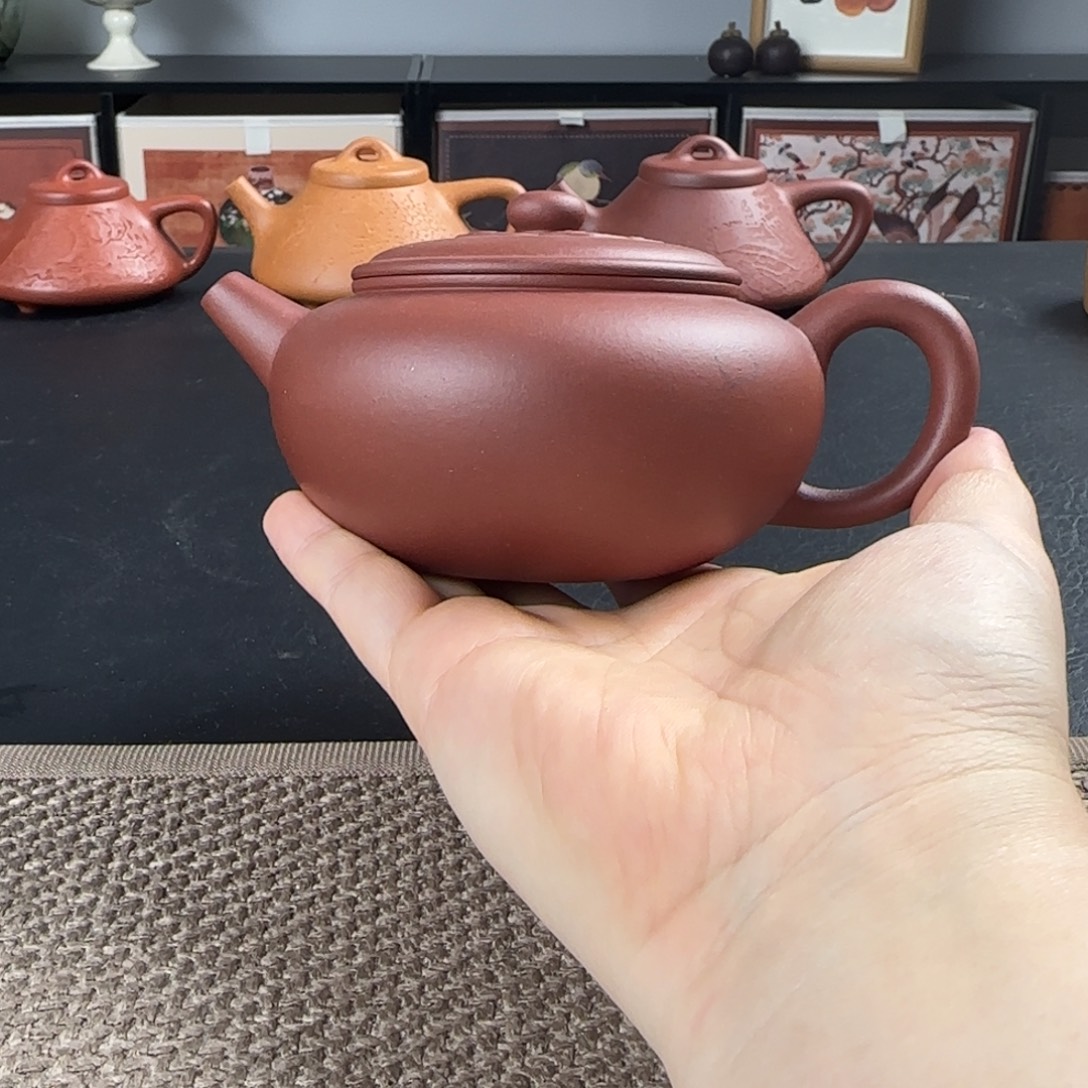 紫砂茶壶微瑕祥云