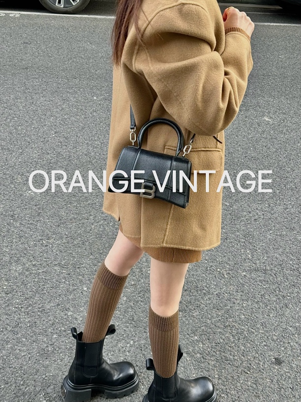 95新 Balenciaga/巴黎世家 巴黎世家 黑银荔枝皮沙漏xs手提挎包