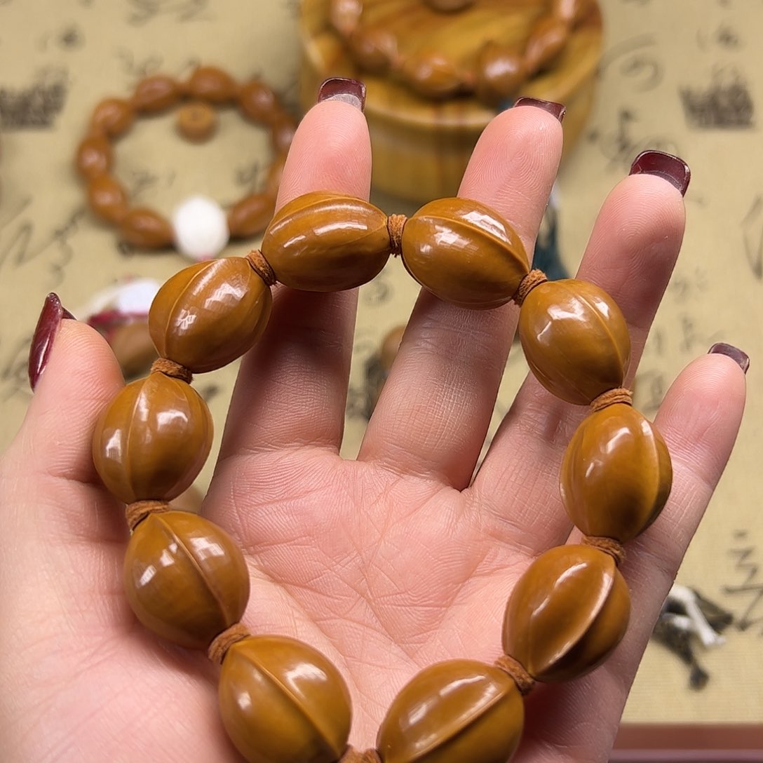 橄榄核手串/手链橄榄核手串梅林铁核1722鲨鱼背