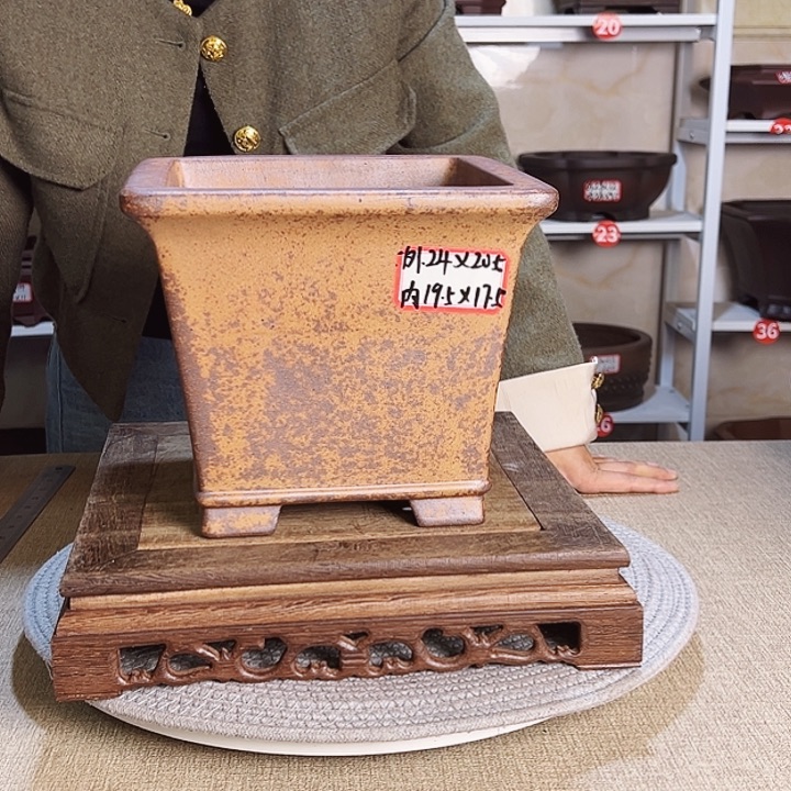 紫砂花盆紫砂花盆